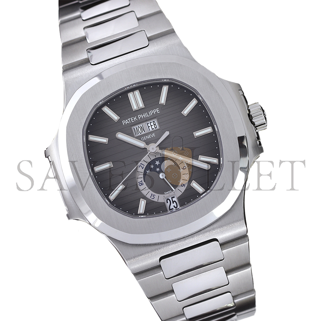 PATEK PHILIPPE NAUTILUS BLACK DIAL MEN'S WATCH 5726/1A-001